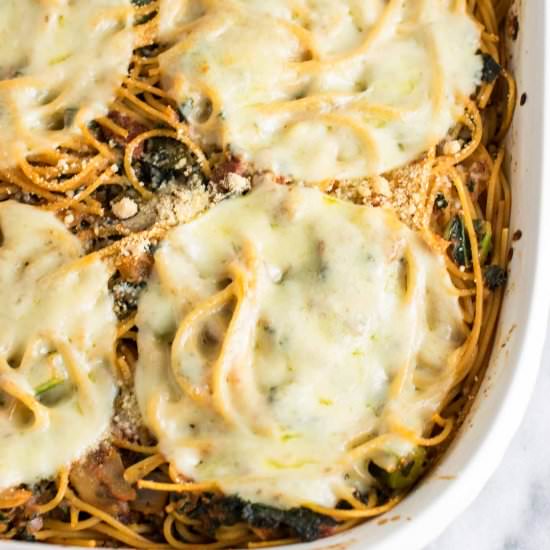 Healthy Baked Spaghetti