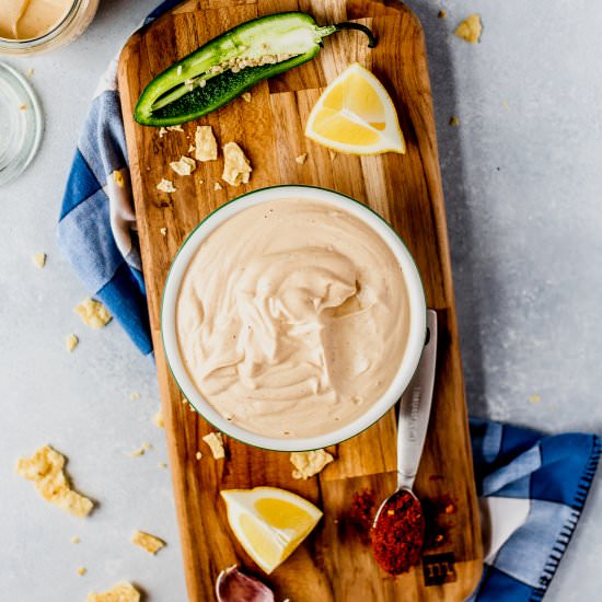 5-Minute Harissa Cashew Sauce