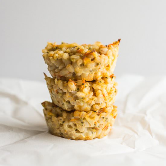 Broccoli Barley Casserole Cups