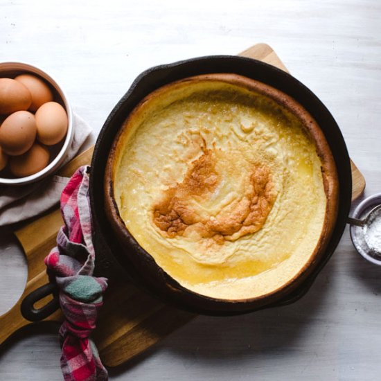 Chai Spiced Dutch Baby Pancake