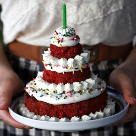 Mini Tiered Macaroon Cake