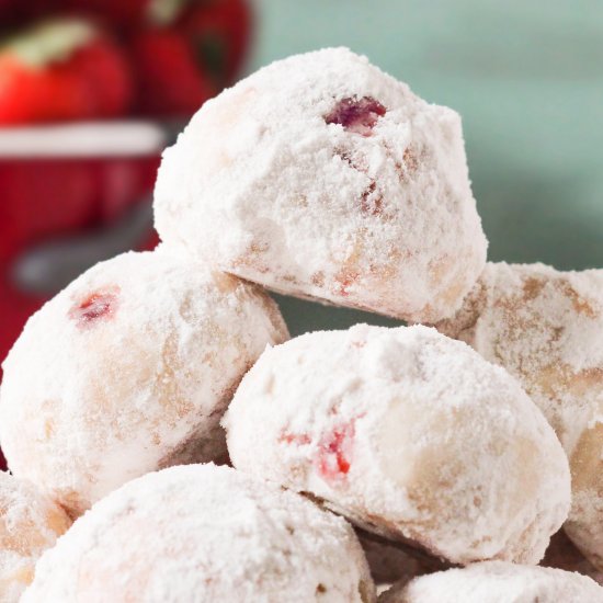 Vegan Jelly Donut Holes