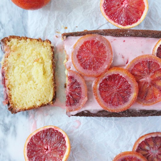 Blood Orange Ricotta Cake