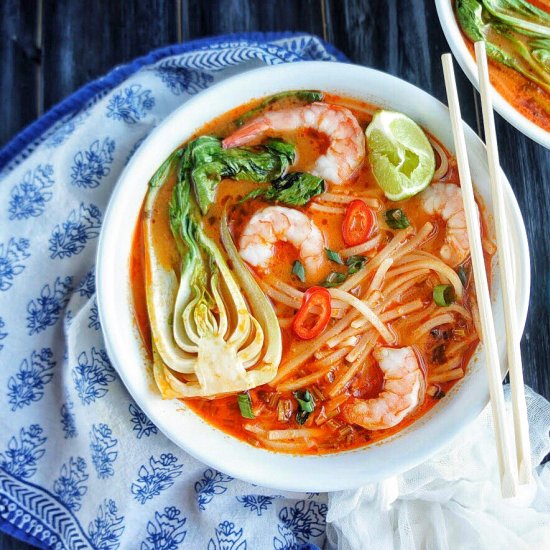 Thai Shrimp Noodle Soup