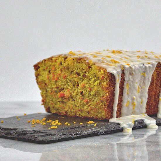 Semolina Carrot Cake & Orange Glaze