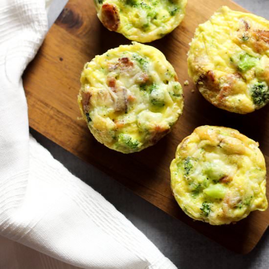 Bacon & Broccoli Egg Muffins