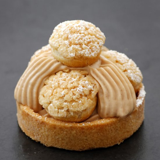 Mini Hazelnut Caramel Tart