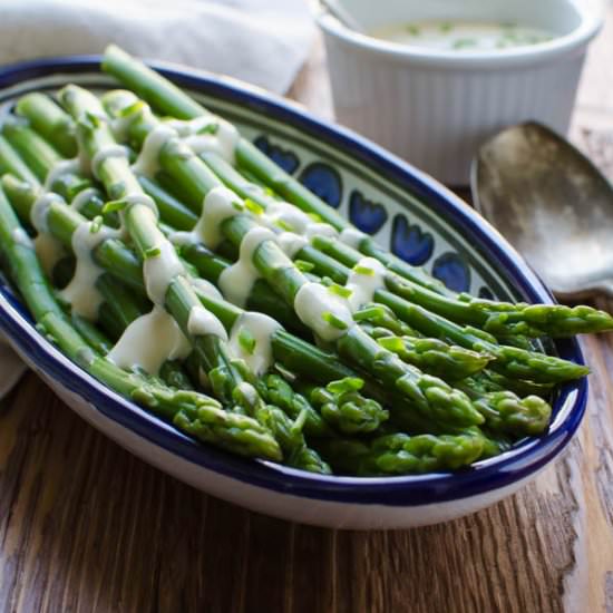 Creamy Dijon Asparagus