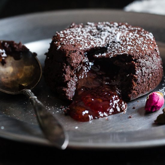 Gluten Free Chocolate Lava Cakes