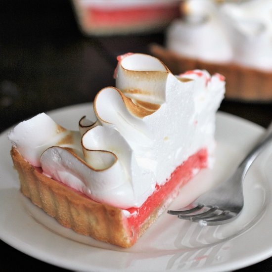 Blood Orange Meringue Tart