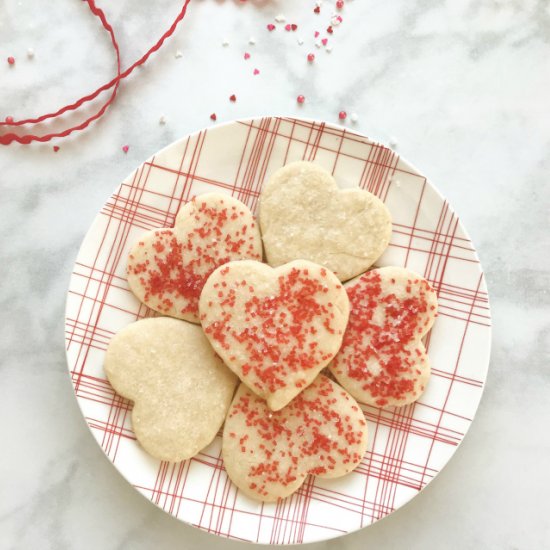 Heart Shortbread Cookies