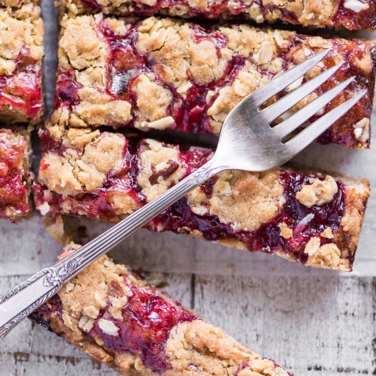 Sour Cherry Almond Bars