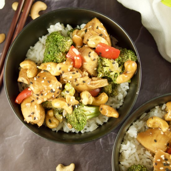 Instant Pot Cashew Chicken