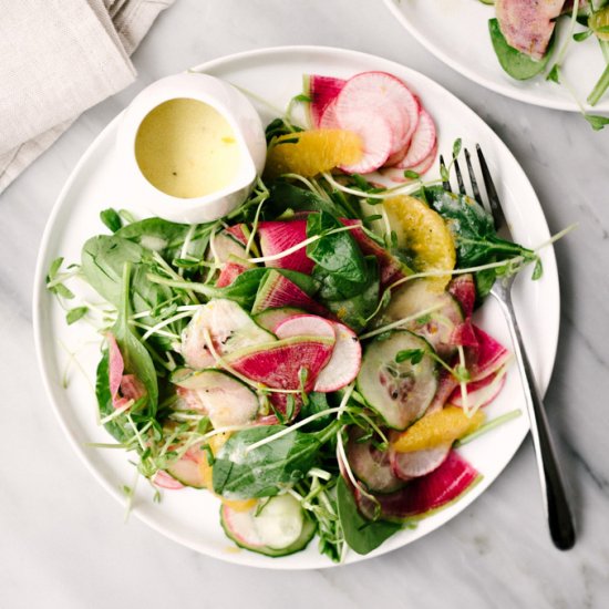 Watermelon Radish Salad