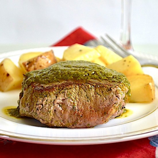 Chimichurri Marinated Sirloin