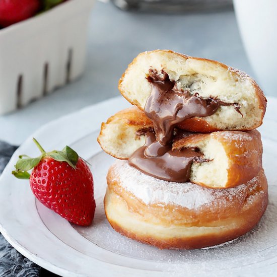 Nutella Donuts (Ponchiks)