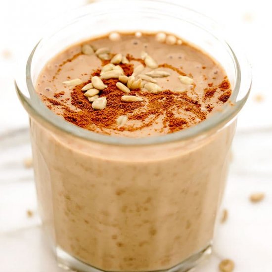 Sunflower Cinnamon Maca Smoothie