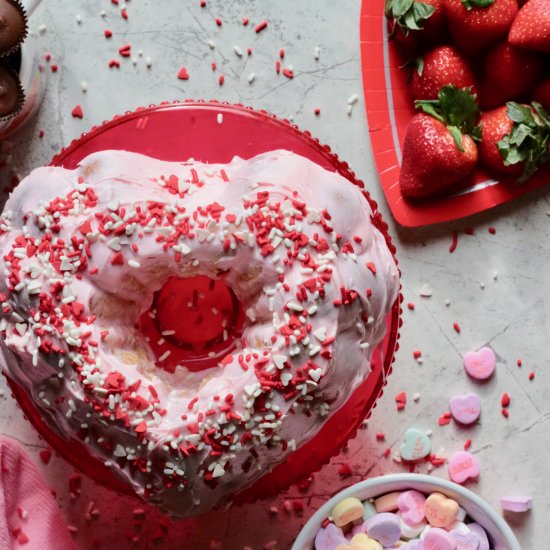 Vegan Valentine’s Day Cake!