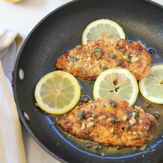 Low Carb Chicken Piccata