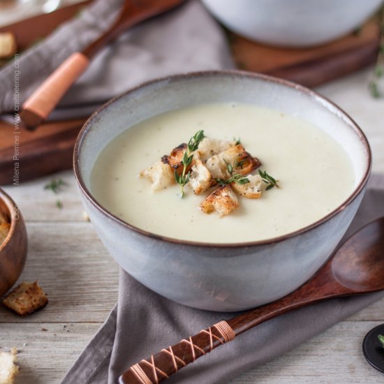 Abbey Ale Potato Leek Soup