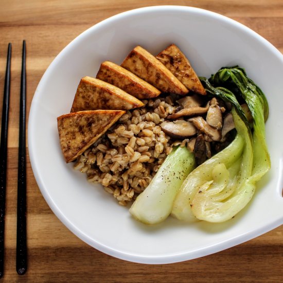 Crispy Baked Teriyaki Tofu