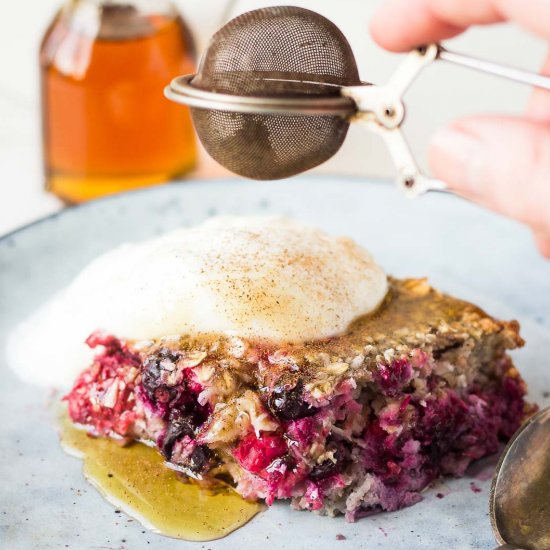 Berry Baked Oats