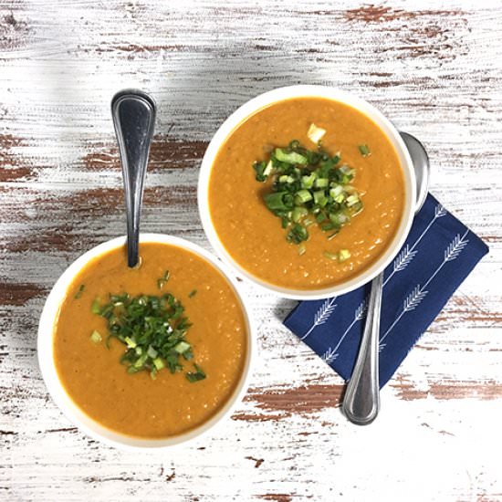 Vegan Curried Pumpkin Soup