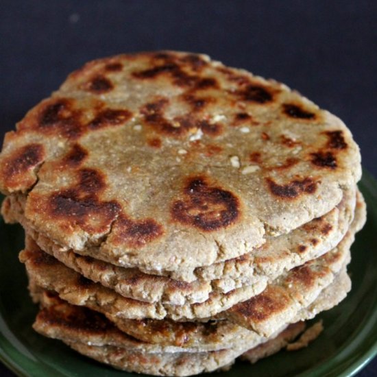 Pearl Millet & Jaggery Roti