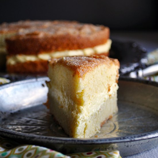 Olive Oil Cake with Mascarpone