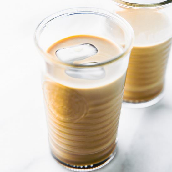 Iced BulletProof Coffee Latte