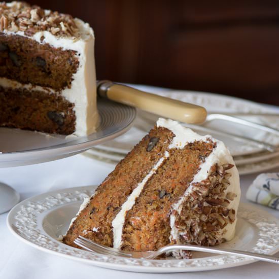 Carrot Cake with White Chocolate