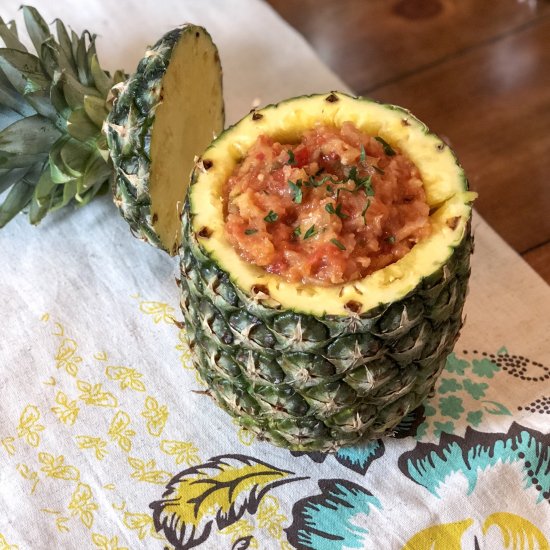 Roasted Pineapple Salsa