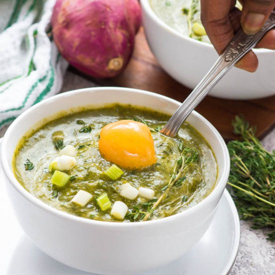 Caribbean Callaloo Soup