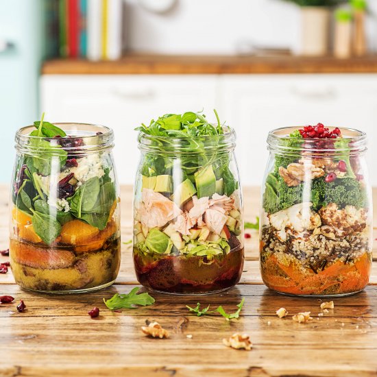 3 Simple Winter Jar Salads