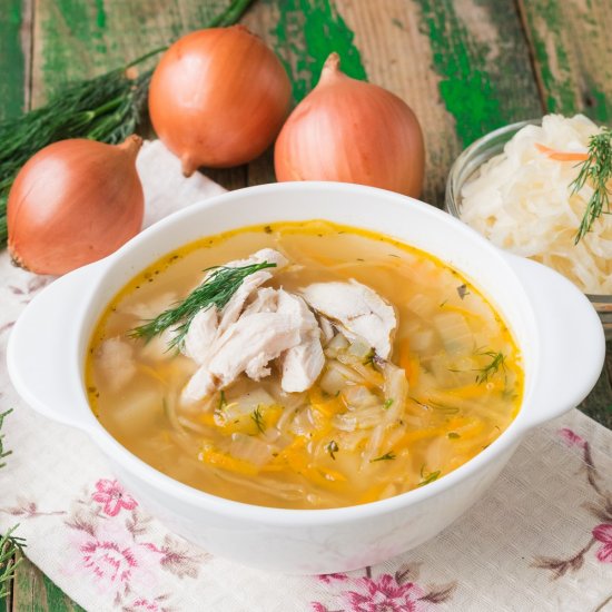 Russian Cabbage Soup (Shchi)