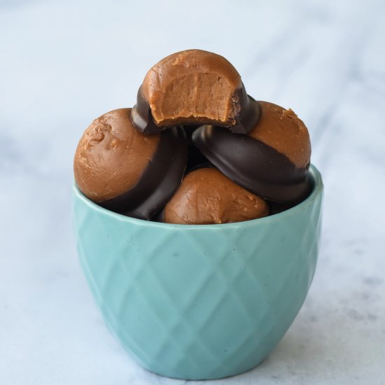 Peanut Butter Protein “Buckeyes”