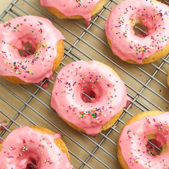 Baked Vanilla Donuts