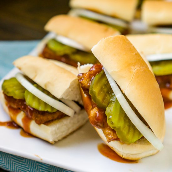 Copy Cat McRib Sandwich