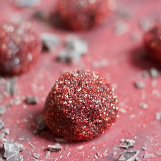 Raw Vegan Red Velvet Truffles