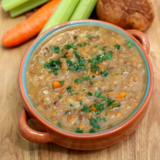 Vegan Lentil Vegetable Soup