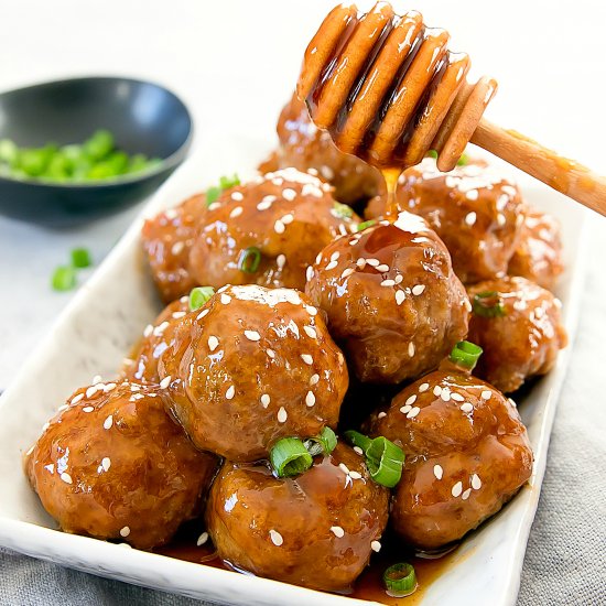 Honey Garlic Meatballs