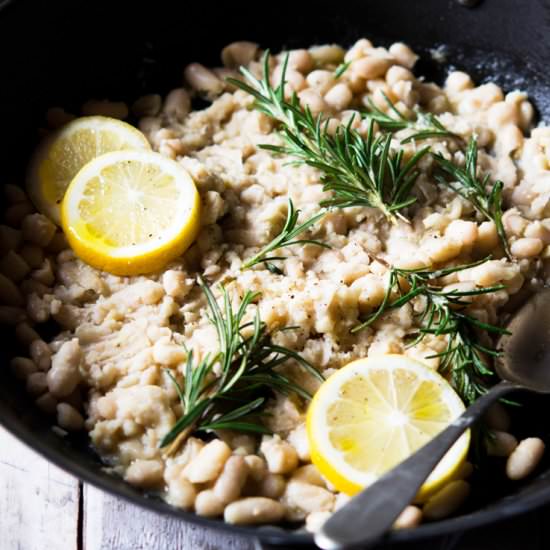 White bean mash