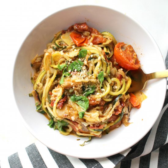 Mediterranean Zucchini Noodles