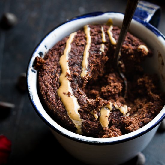 Paleo Chocolate Almond Mug Cake