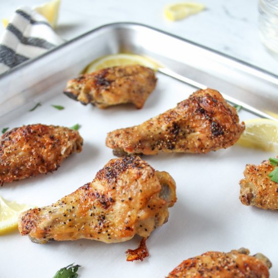 3-Ingredient Lemon Pepper Wings