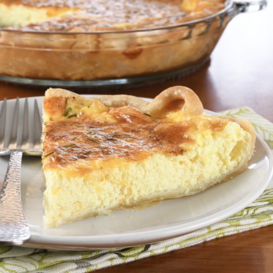 Three Cheese Quiche