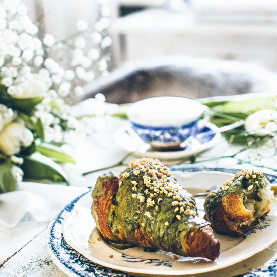 The perfect Matcha Croissant