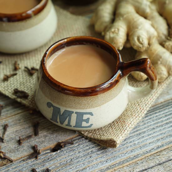 Masala Chai with Spiced Syrup