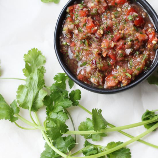 Easy Garden Salsa