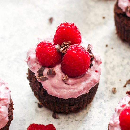 Chocolate Raspberry Cupcakes